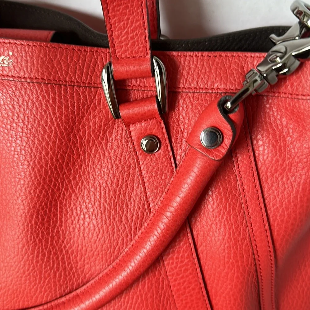 🇮🇹Authentic Gucci Vintage Abbey Tote Calfskin Leather Handbag/Shoulder Bag. - Picture 3 of 16